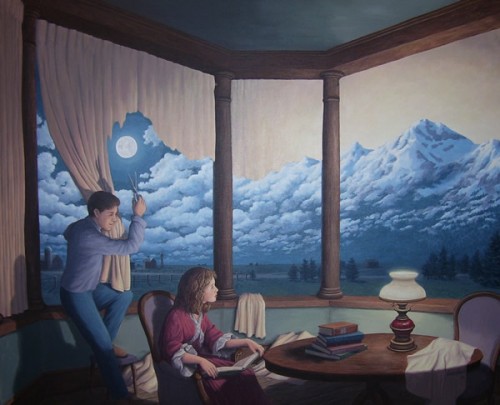 Картины Роберта Гонсалвеса Change of Scenery II (Making Mountains)